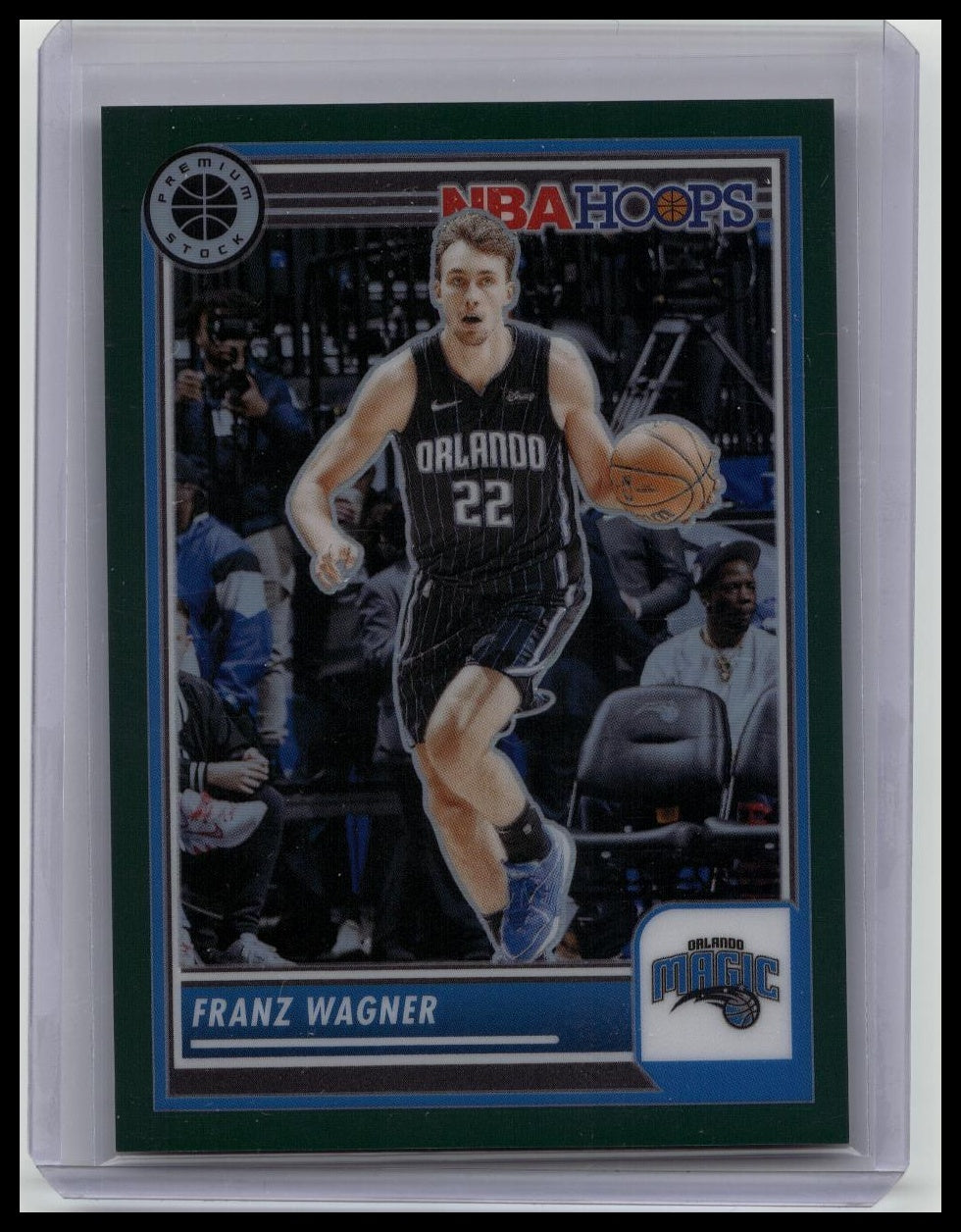 2023-2024 NBA Hoops Premium Stock Franz Wagner Green /75