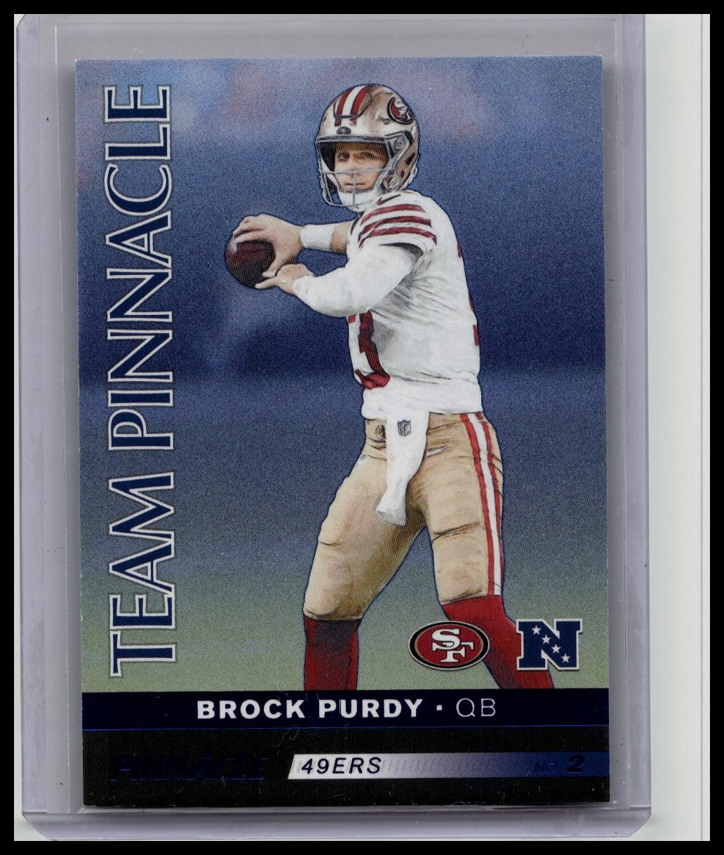 2024 Panini Encore #2 Brock Purdy / Patrick Mahomes Team Pinnacle /35