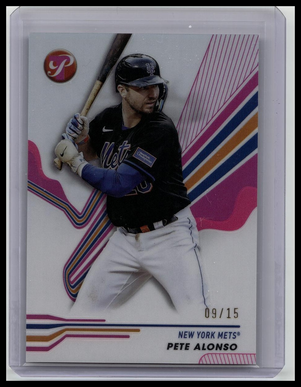 2024 Topps Pristine Pink Refractors #190 Pete Alonso #/15