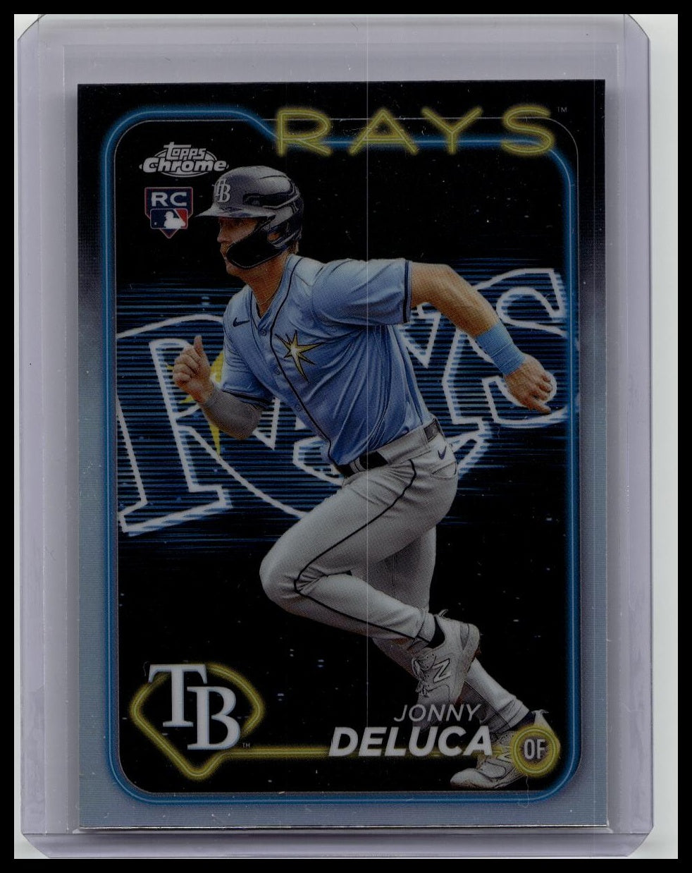 2024 Topps Chrome Lightboard Refractor SSP Rookie #163 Jonny Deluca Rays
