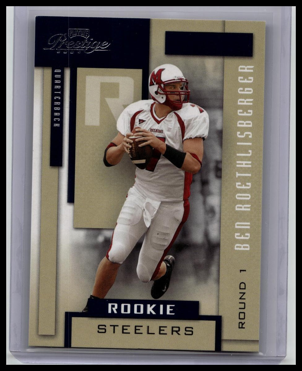 Ben Roethlisberger Rookie - 2004 Playoff Prestige #159 - Pittsburgh Steelers