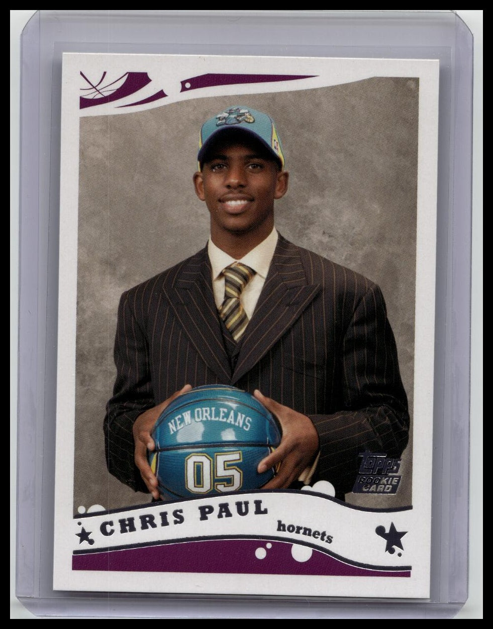 2005-06 Topps Chris Paul Rookie RC #224 PSA 8 NM-MT Charlotte Hornets