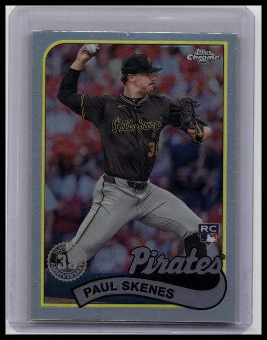 PAUL SKENES 2024 TOPPS CHROME UPDATE 35TH ANNIVERSARY RC PITTSBURGH PIRATES
