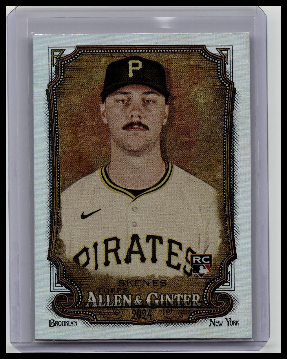 PAUL SKENES 2024 TOPPS ALLEN & GINTER ROOKIE CHROME HOT BOX FOIL RC