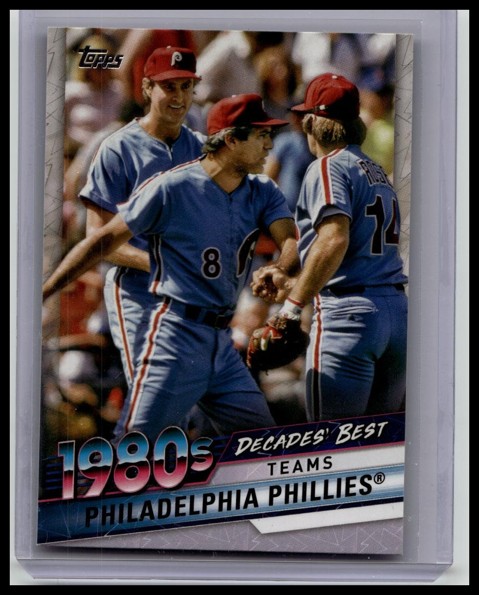 2020 Topps Series 2 #DB-58 1980's PHILLIES with PETE ROSE Decades Best