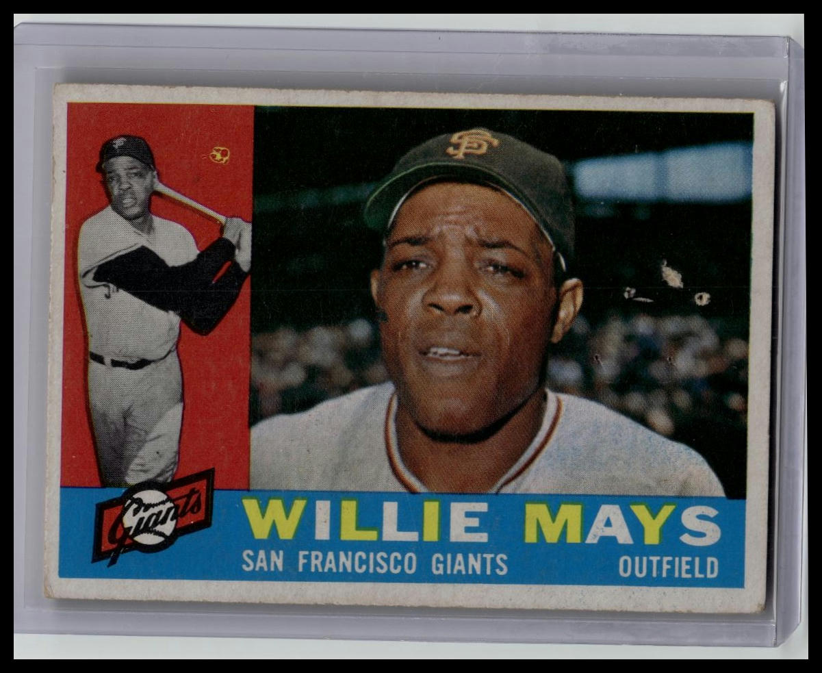 1960 Topps - #200 Willie Mays San Francisco Giants