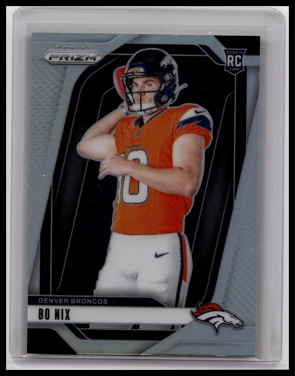 2024 Prizm Bo Nix Silver Variation Rookie