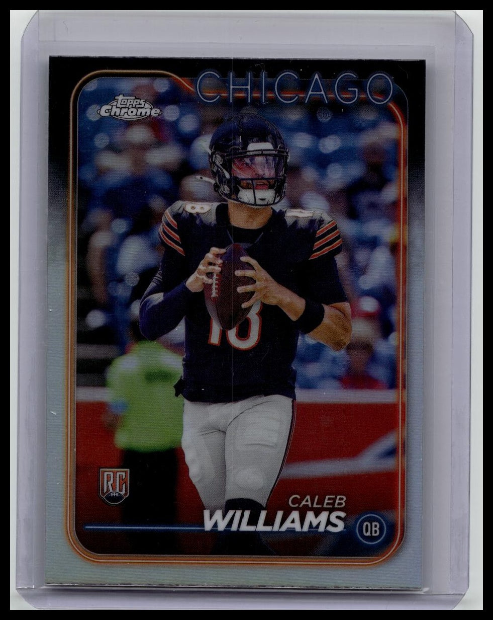 2024 Topps Chrome - Rookie Silver Refractor #202 Caleb Williams (RC) Bears