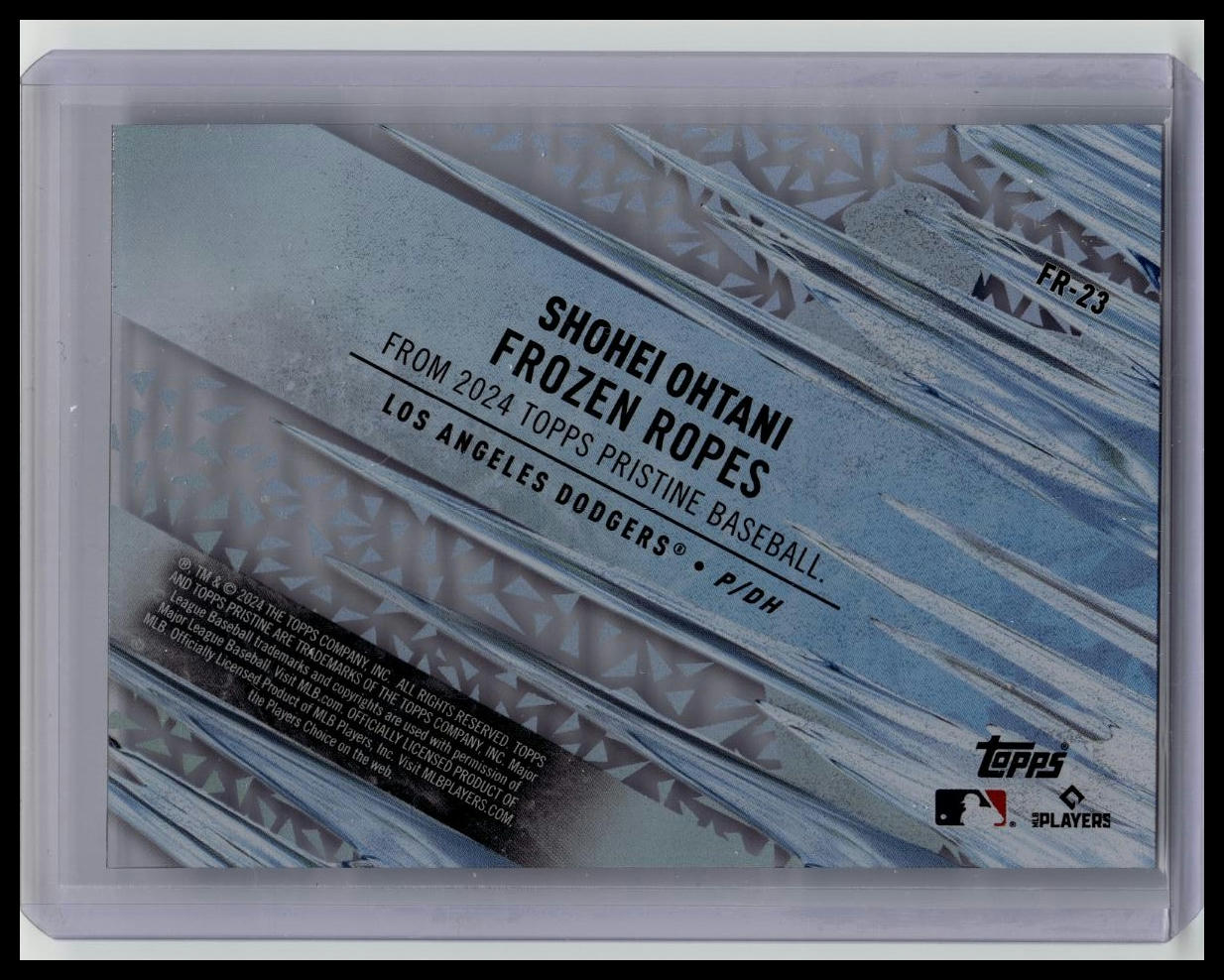 2024 Topps Pristine Shohei Ohtani - Frozen Ropes #FR-23 - Los Angeles Dodgers