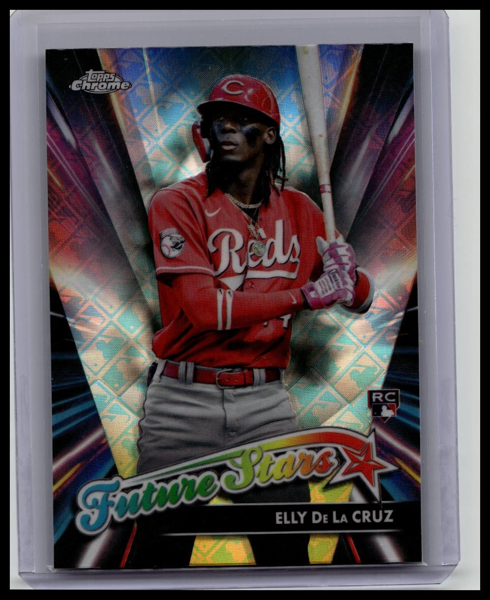 2024 Topps Chrome Logofractor Edition #FSLE-1 Elly De La Cruz Future Stars