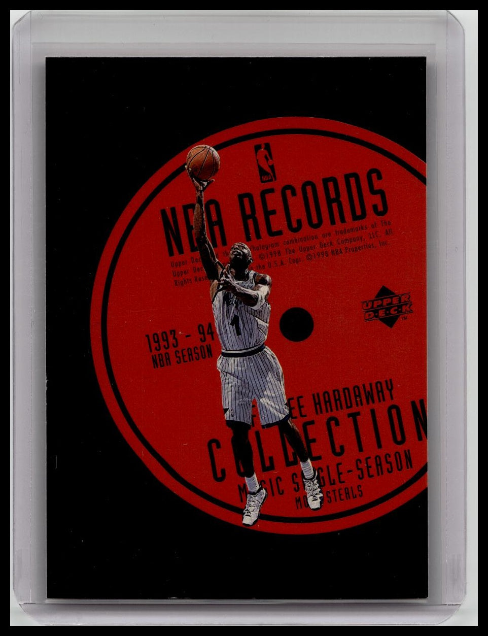 1997-98 Upper Deck Anfernee Hardaway NBA Records Collection #RC19 Magic
