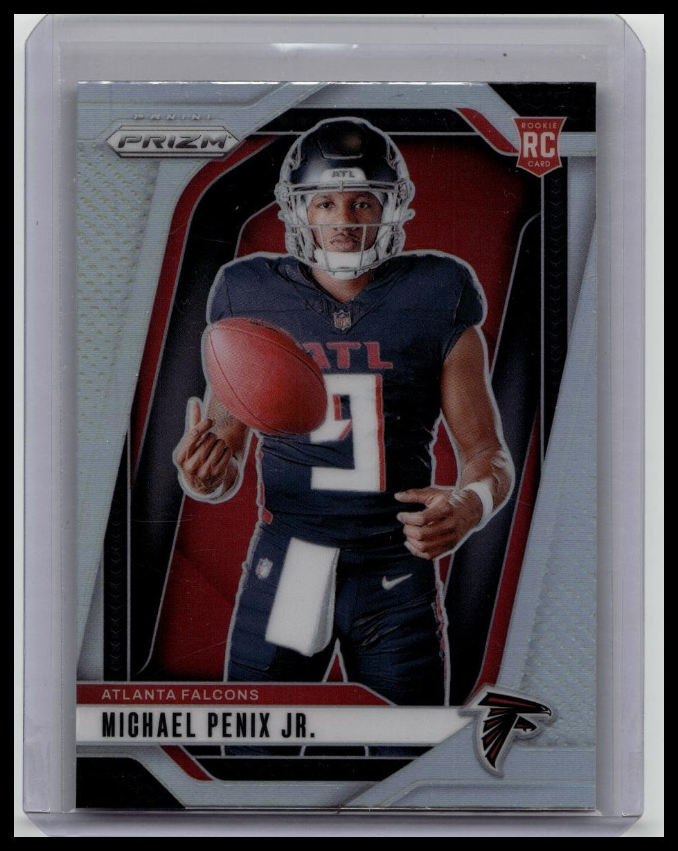 2024 Panini Prizm Michael Penix Jr. RC Silver Prizm Variation SSP Rookie Falcons