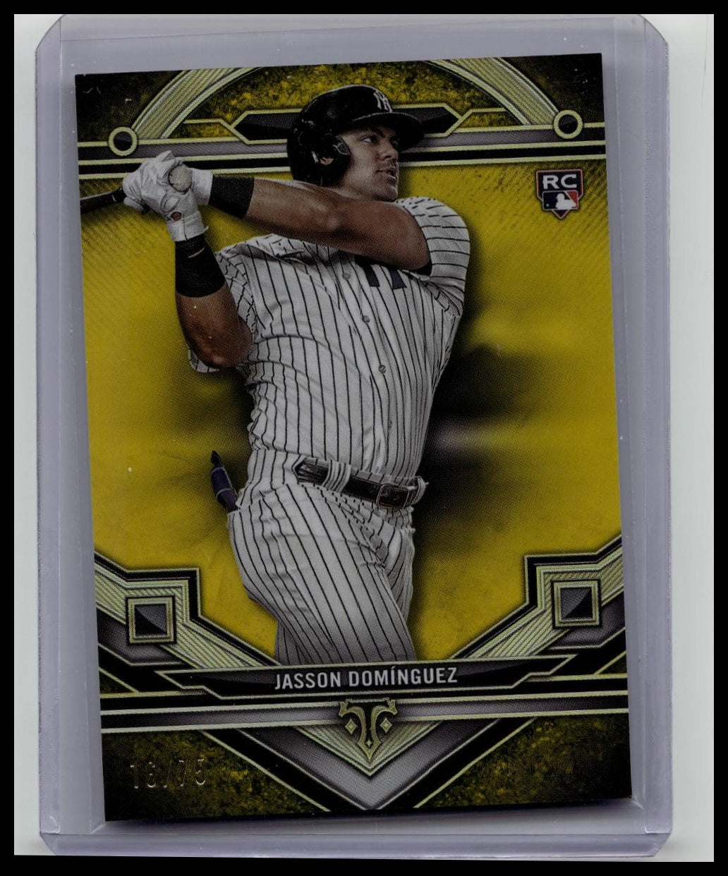 2024 Topps Triple Threads Jasson Dominquez RC 16/75 Citrine New York Yankees #29