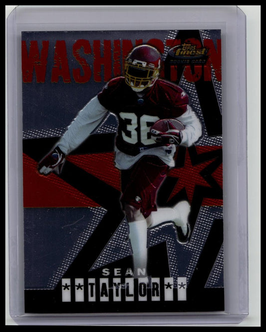 2004 Sean Taylor Topps Finest #65 Rookie Card RC