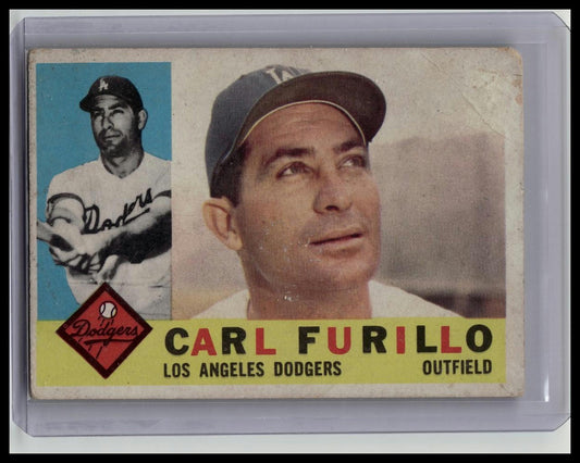 1960 Topps Carl Furillo #408 - Los Angeles Dodgers