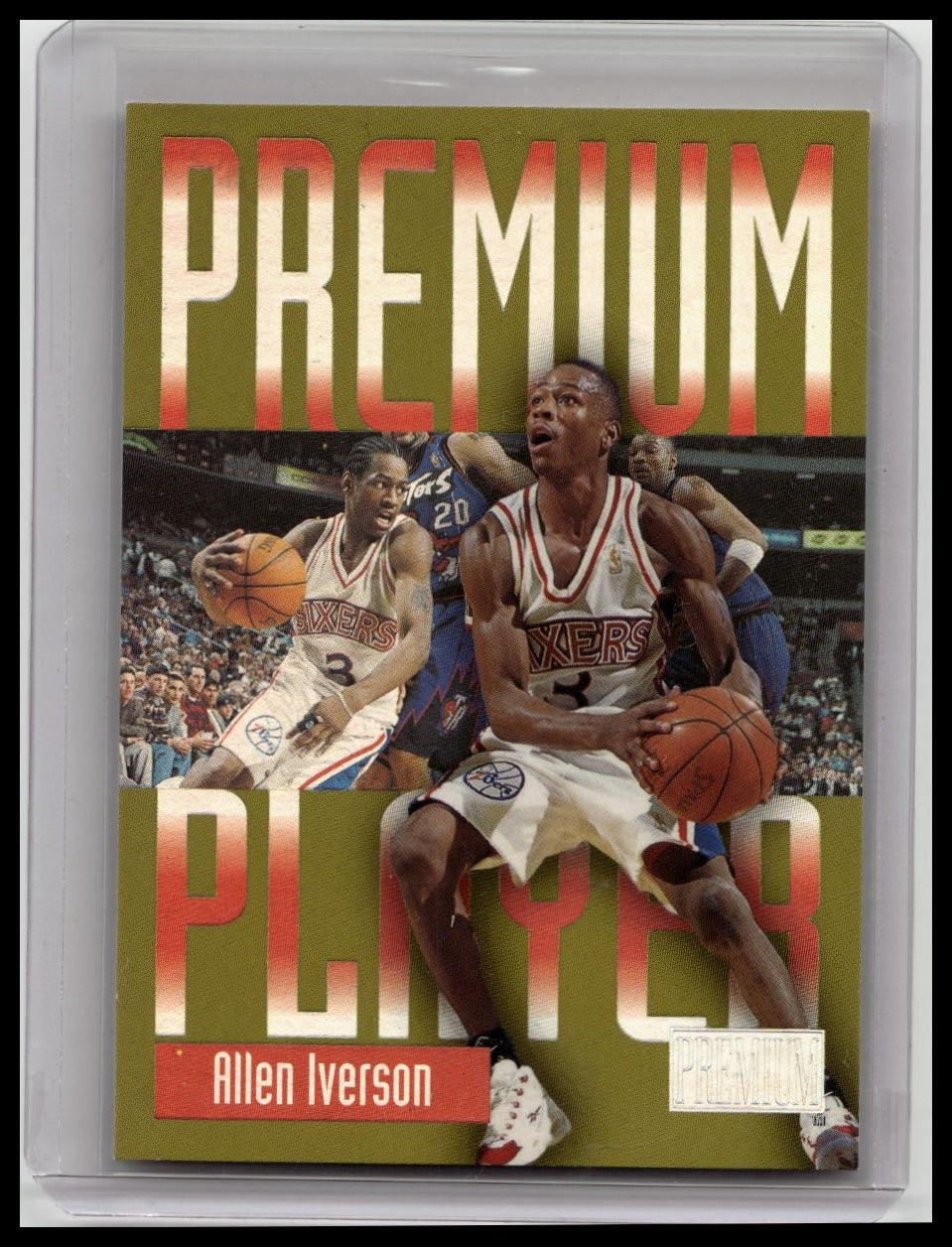 1997-98 SKYBOX PREMIUM ALLEN IVERSON PREMIUM PLAYER SP NBA CARD #2