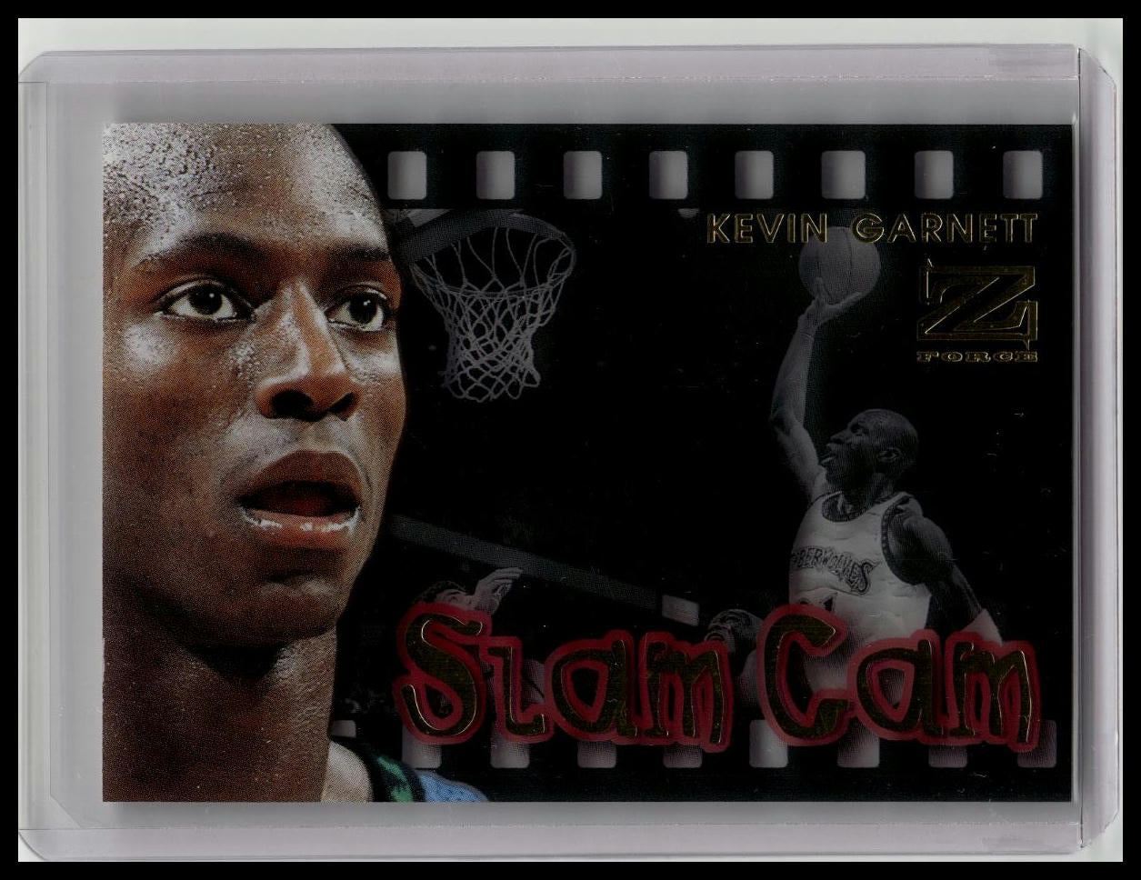 1997-98 Skybox Z-Force Slam Cam Kevin Garnett #4SC HOF