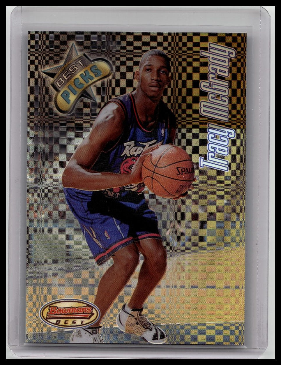 Tracy McGrady 1997 Bowman's Best Best Picks Refractor Rookie