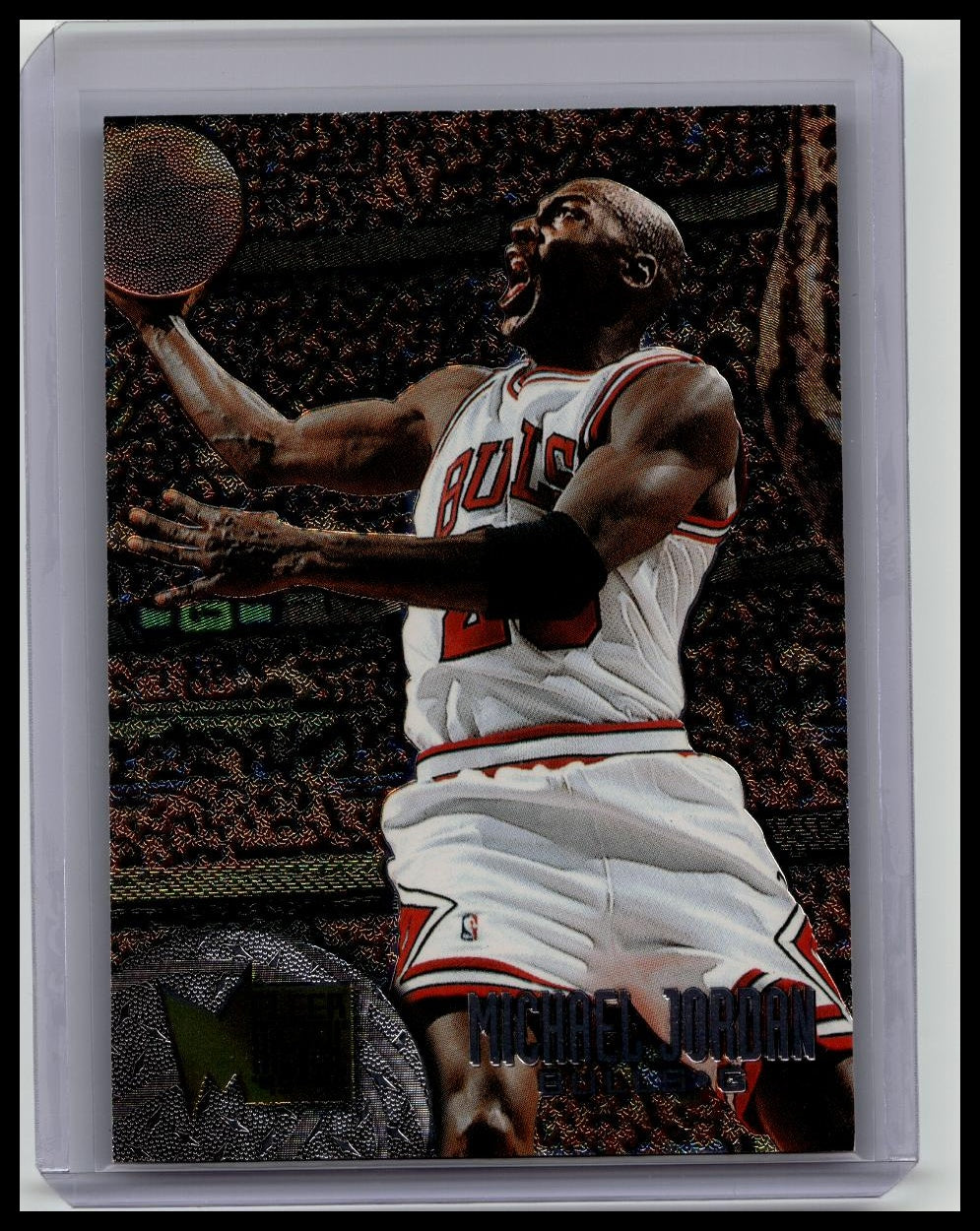 1995-96 Fleer Metal MICHAEL JORDAN #13 Chicago Bulls FLEER METAL BULLS