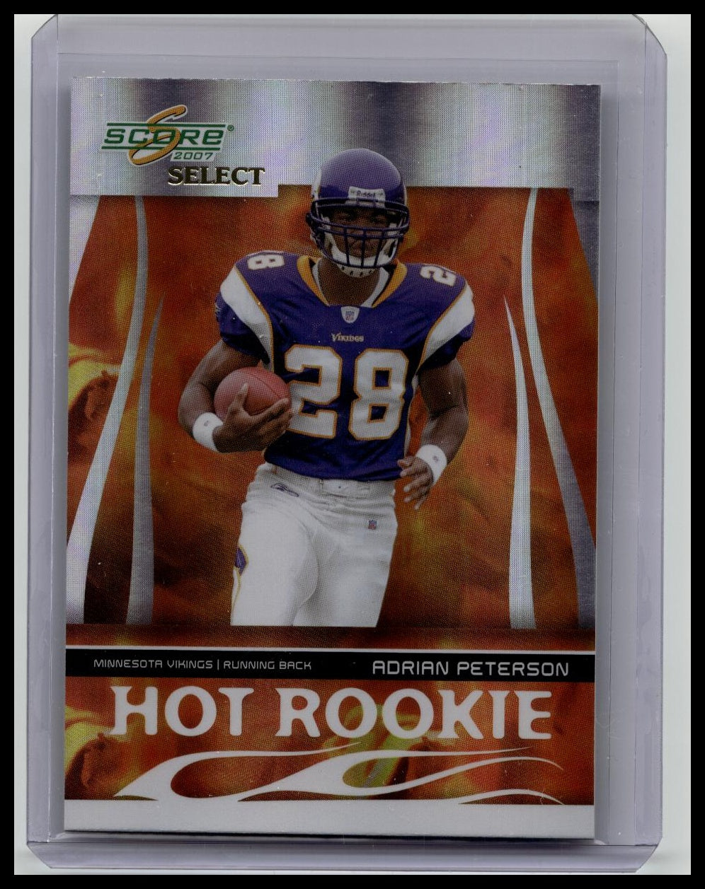 ADRIAN PETERSON 2007 Score SELECT HOT ROOKIES Rc /749 #HR-3