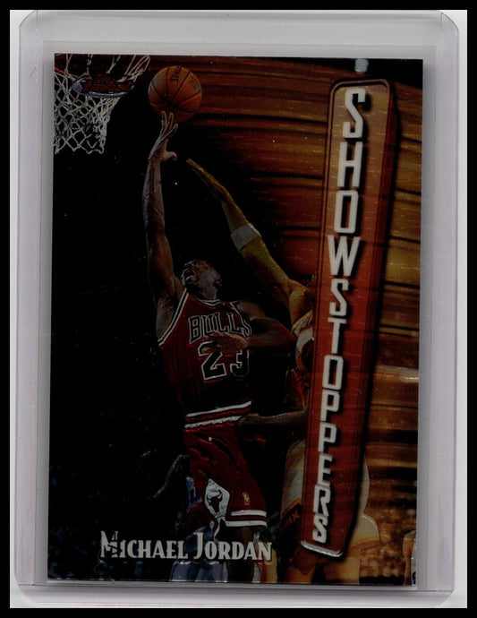 1997-98 Topps Finest Michael Jordan W/Coating Showstoppers #271