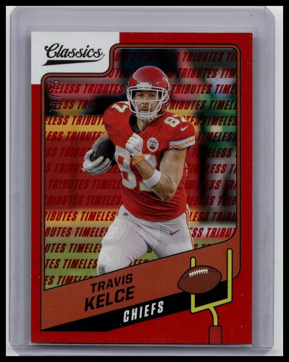 TRAVIS KELCE 2021 Panini Classics Football /75 #93 Kansas City Chiefs