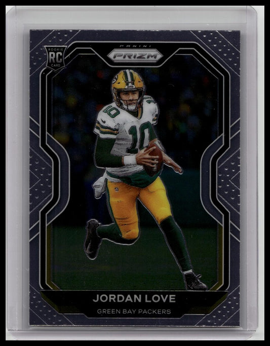 2020 Panini Prizm Jordan Love Rookie Card RC #363 Green Bay Packers