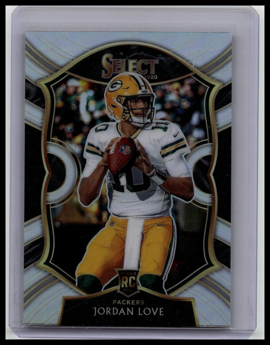 2020 Panini Select JORDAN LOVE RC Silver Prizm #47 Packers