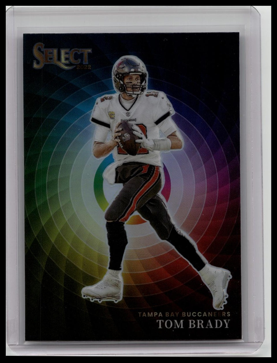 2022 Panini Select #CW-2 Tom Brady Color Wheel SSP Case Hit