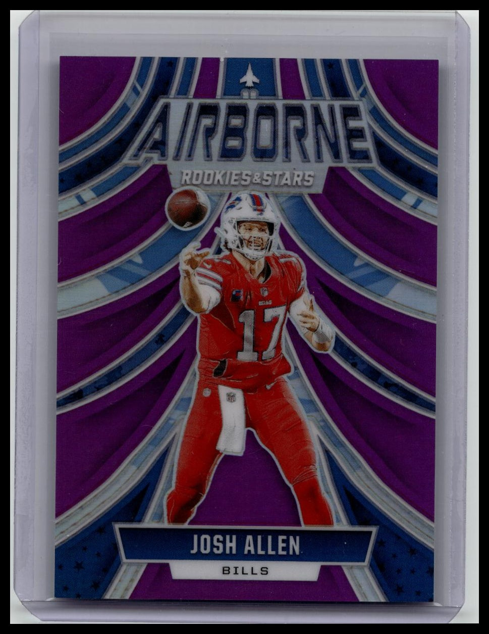JOSH ALLEN SSP #/35! 2024 Panini Rookies & Stars AIRBORNE SSP BILLS