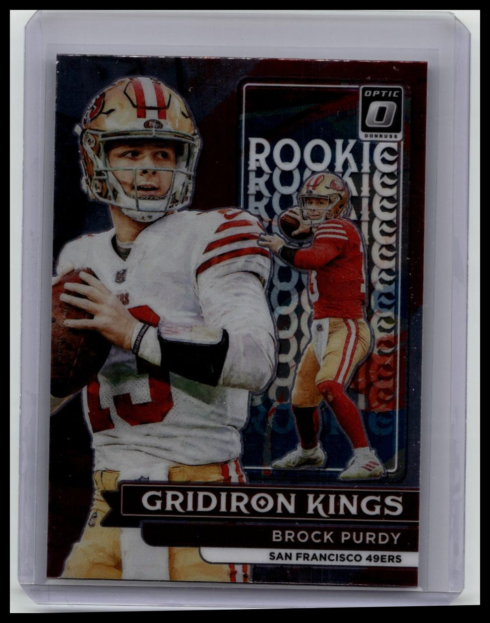 2022 Panini Donruss Optic Rookie Gridiron Kings Brock Purdy #RGK-2 Rookie RC
