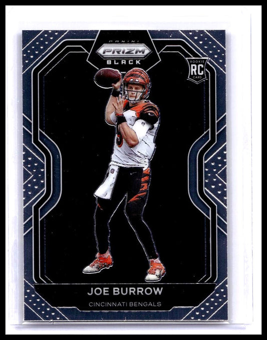 2020 Panini Prizm Black Joe Burrow Rookie Card!! Cincinnati Bengals!!