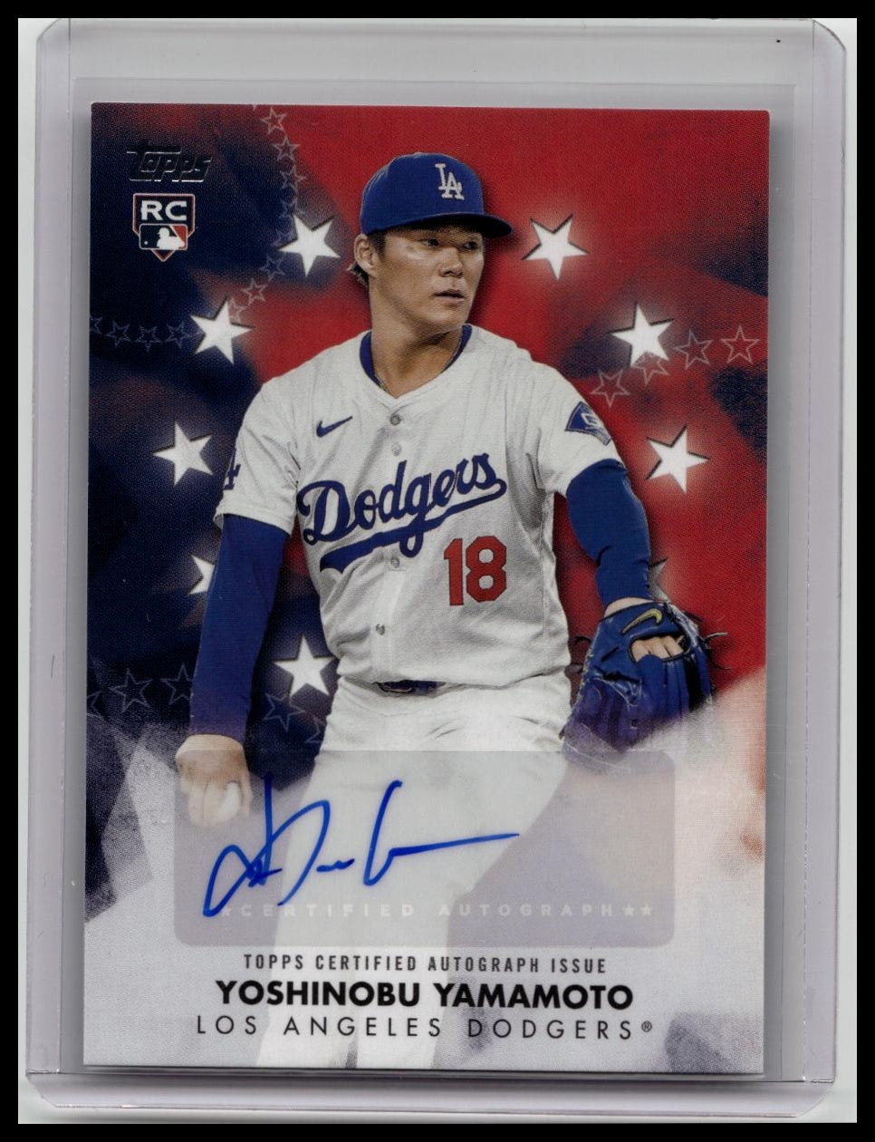 2024 Topps Yoshinobu Yamamoto Series 2 Auto BSAU-YY Baseball Stars Autograph RC