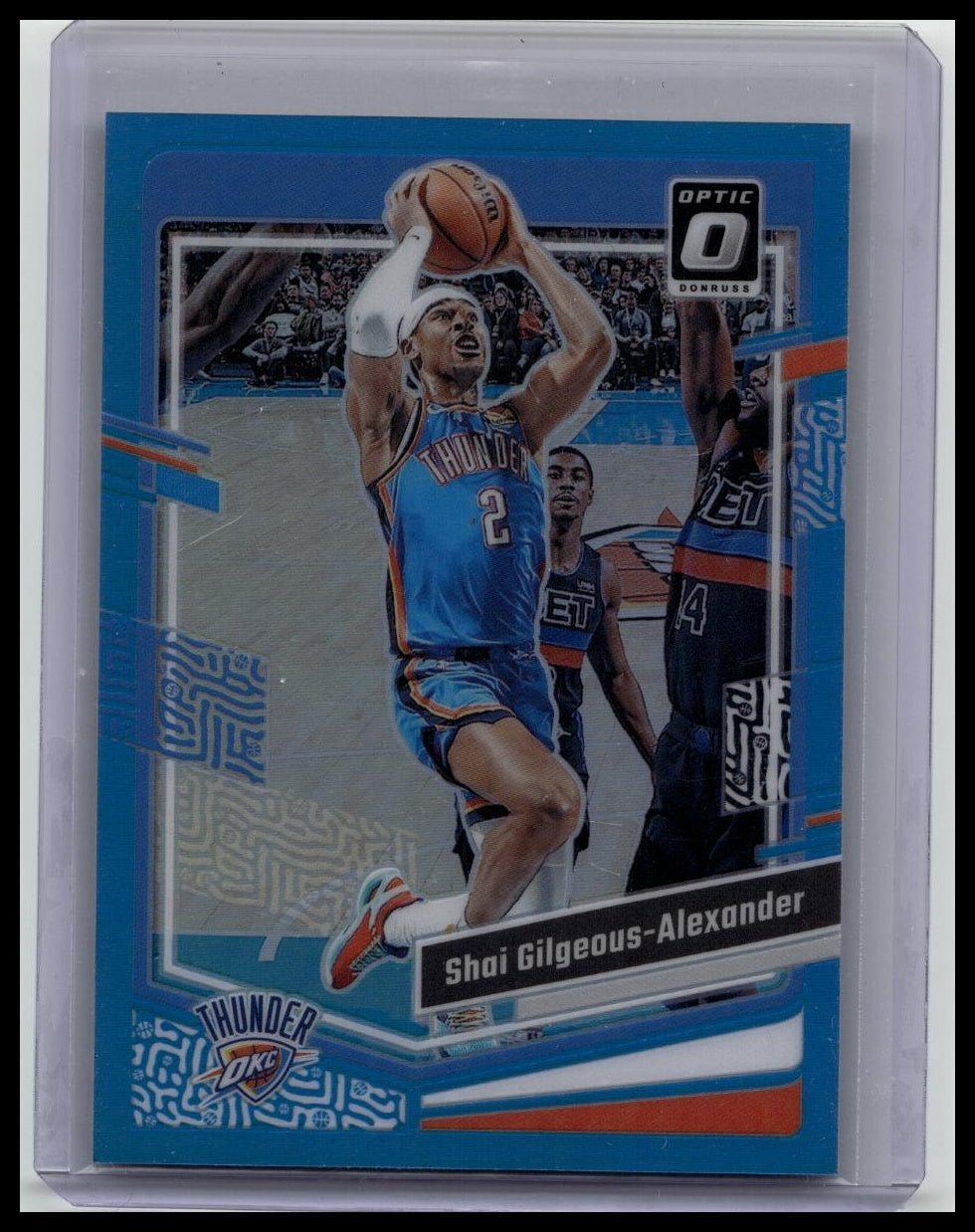 SHAI GILGEOUS-ALEXANDER 2023-24 DONRUSS OPTIC AQUA PRIZM THUNDER /249