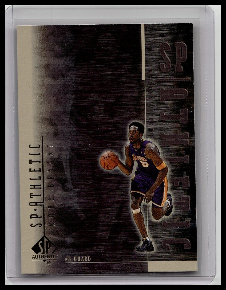 2000 UD SP Authentic SP Athletic #A8 Kobe Bryant Los Angeles Lakers