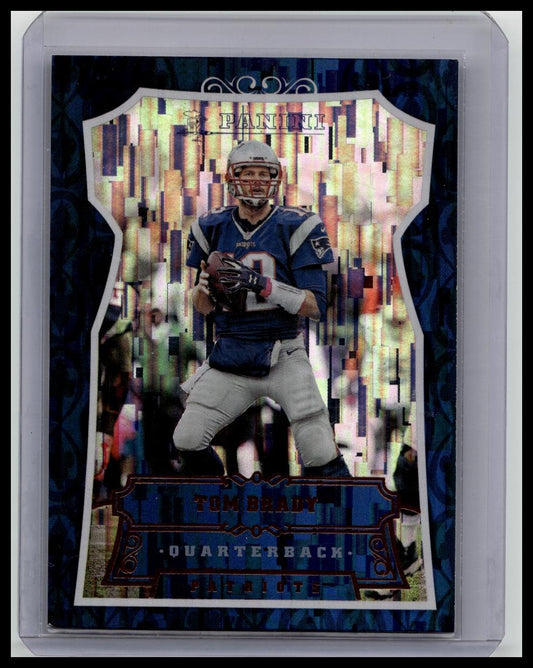 2016 PANINI FOOTBALL #57 TOM BRADY PATRIOTS CHAINMAIL ARMOUR HOLO *RARE*