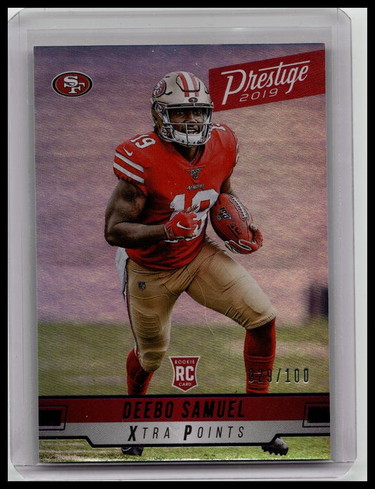2019 Panini Prestige Rookie Xtra Points Deebo Samuel #217 Rookie /100 RC