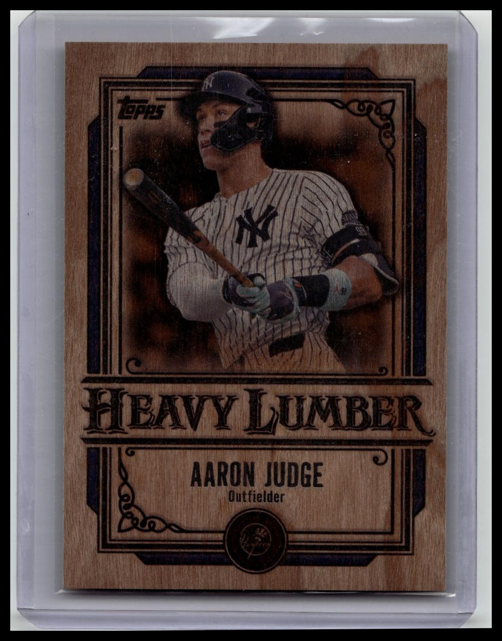 2025 Topps Series 1 Aaron Judge Heavy Lumber SSP Case Hit HL-3 NY Yankees