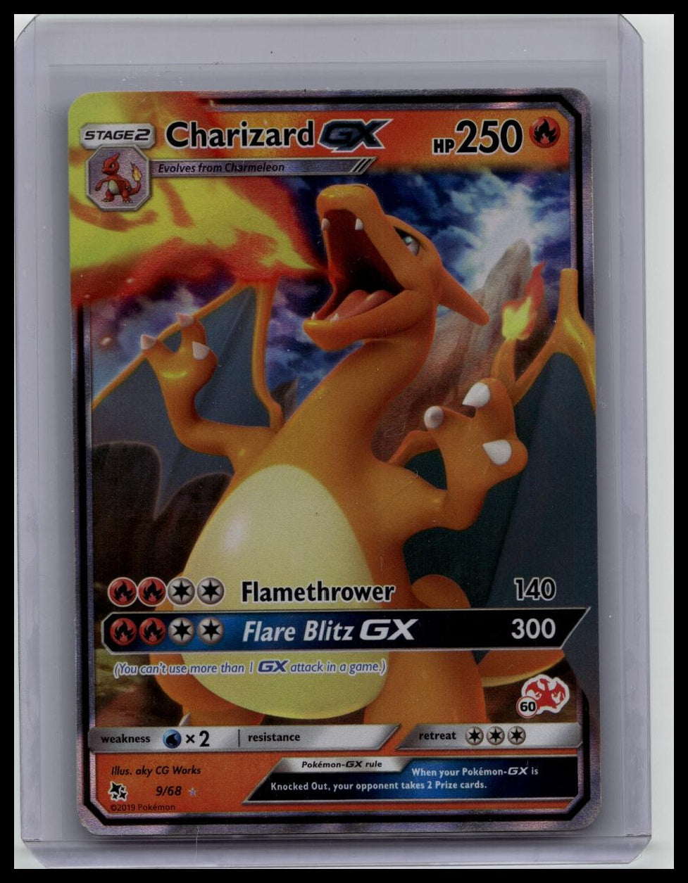 Charizard GX 9/68 Hidden Fates 2019 Ultra Rare Pokemon TCG Card