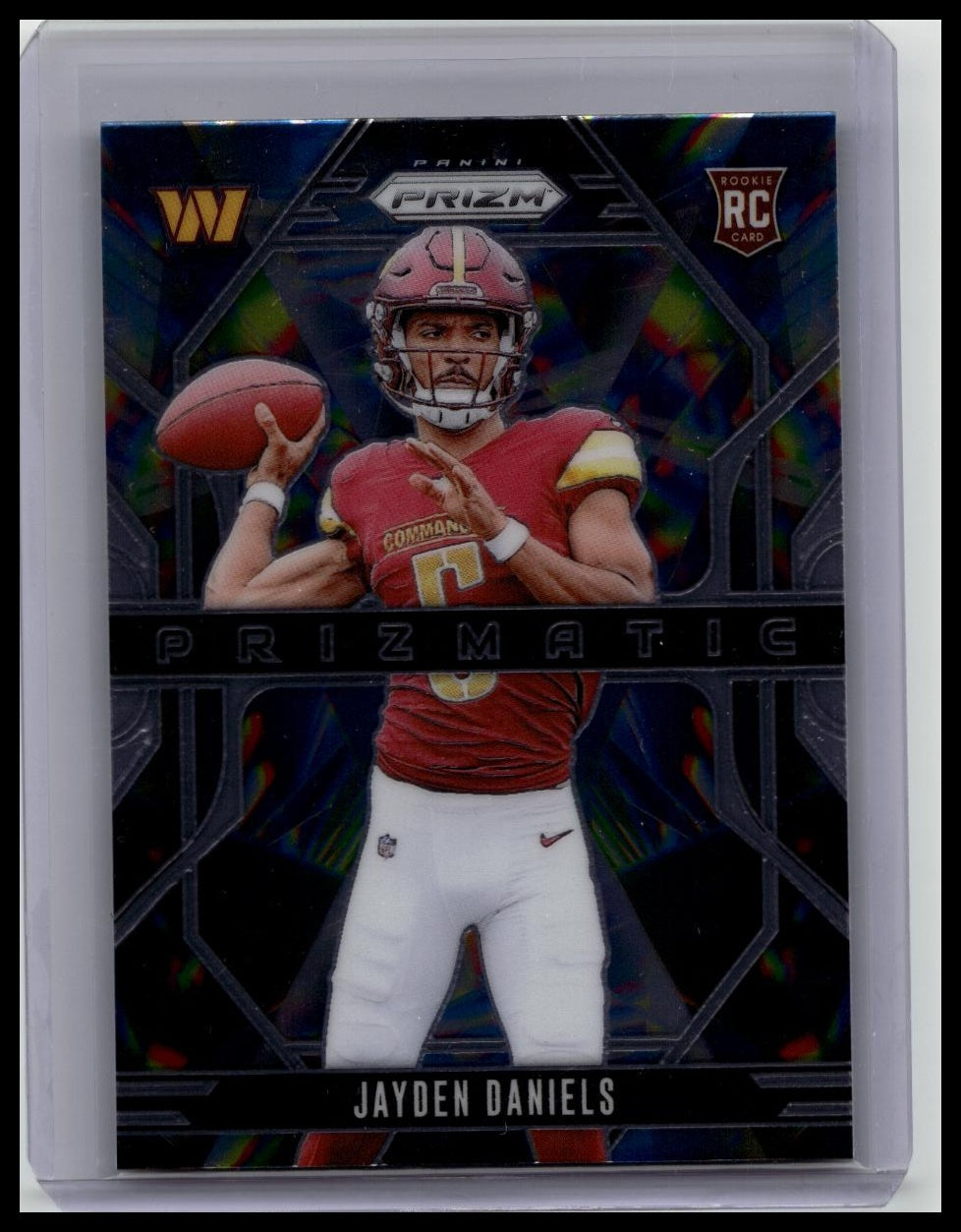 2024 Panini Prizm Jayden Daniels Prizmatic RC Rookie Insert #3 Commanders