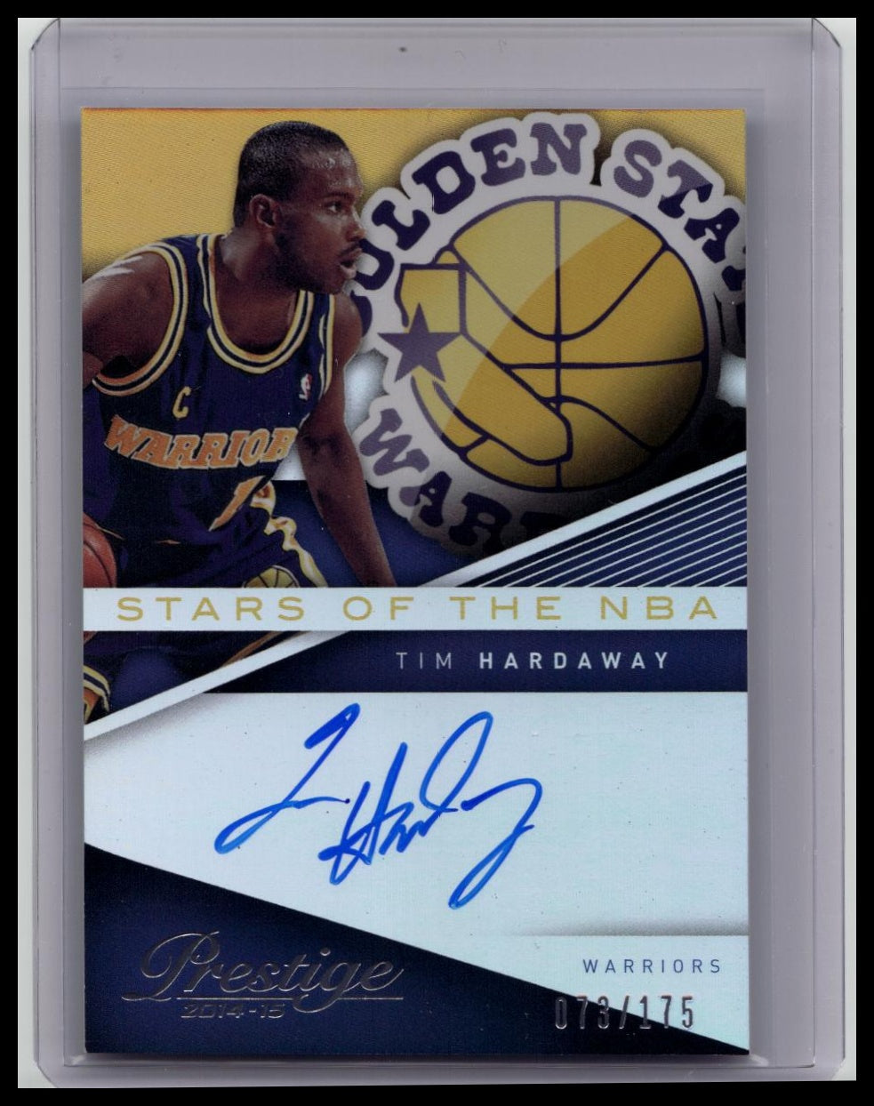 2014 Panini Prestige Tim Hardaway On Card Auto /175 Signatures Premium #20