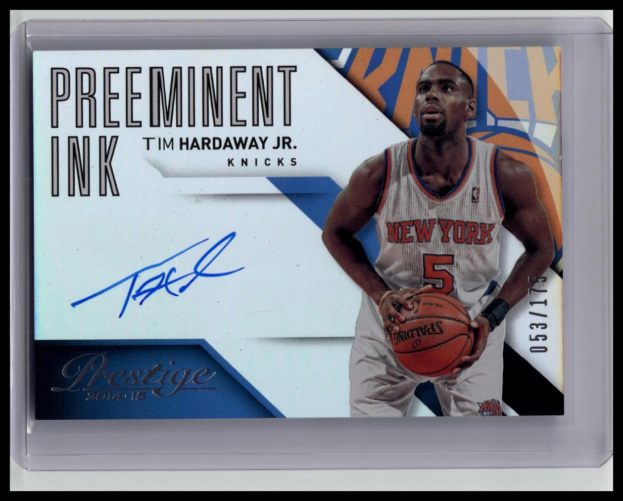 2014-15 Panini Prestige - Tim Hardaway Jr. #24 New York Knicks - AUTO /175