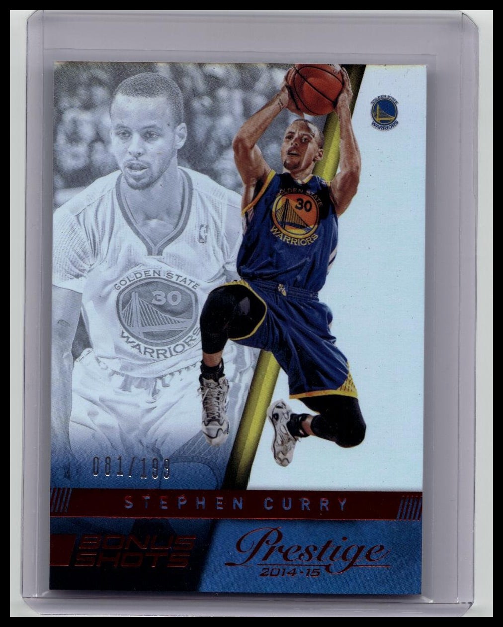 2014-15 Prestige Premium Bonus Shots Red Stephen Curry /199