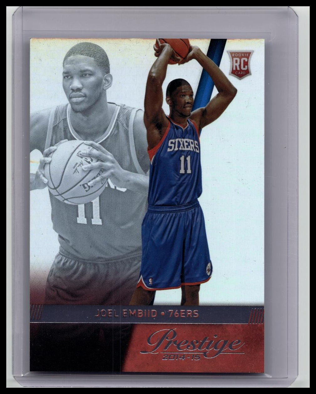 2014-15 Panini Prestige #163 Joel Embiid Rookie Philadelphia 76ers RC