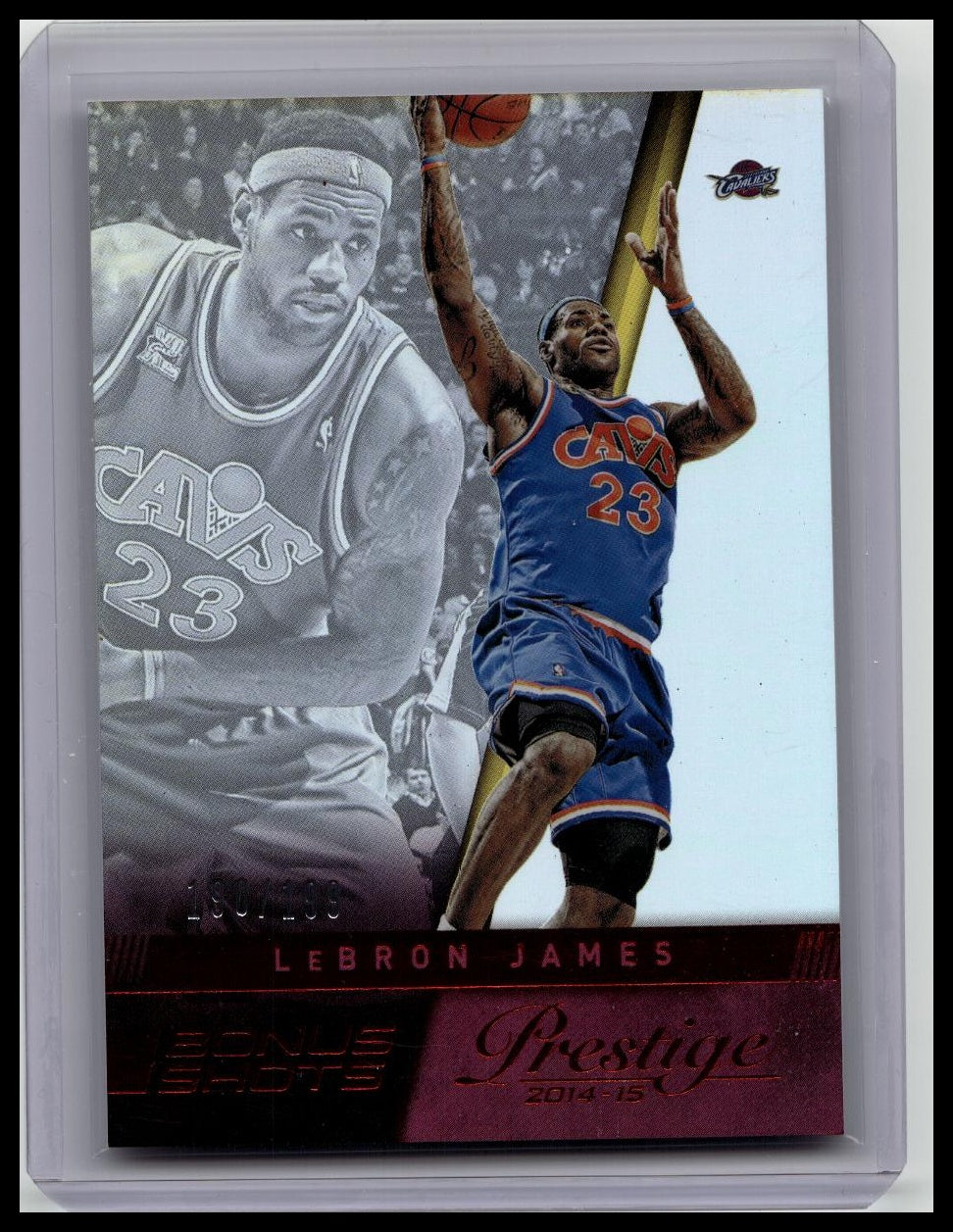 2014-15 Panini Prestige Bonus Shots Red Premium /199 LeBron James #47