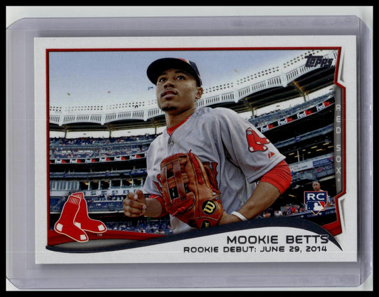 2014 Topps Update Series - Rookie Debut Mookie Betts #US-301 (RC)