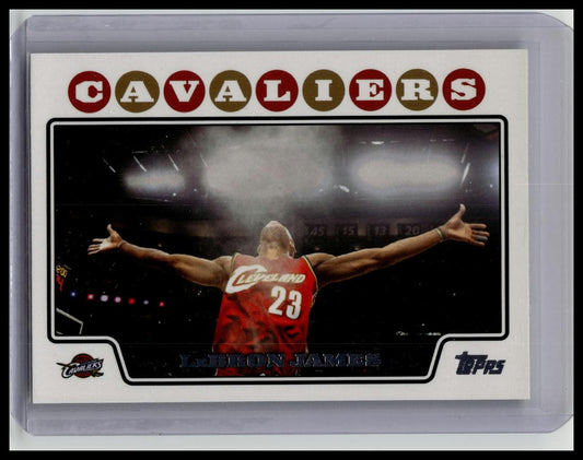 2008 Topps Chrome #23 Chalk Toss Lebron James