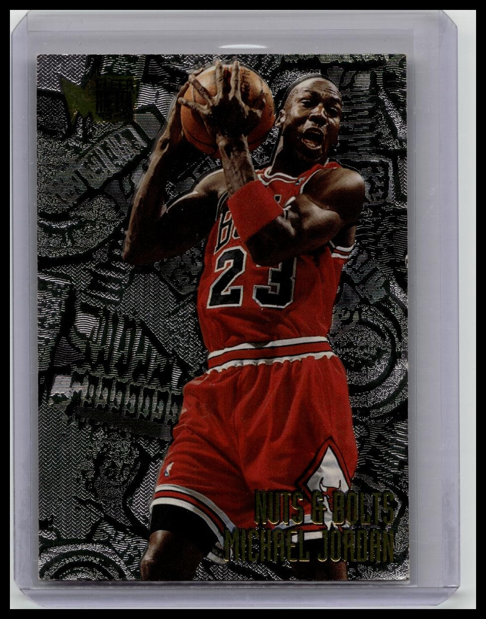 1995-96 Fleer Metal Nuts & Bolts Michael Jordan #212
