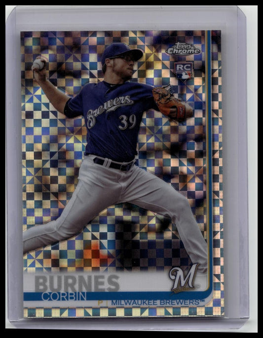 2019 Topps Chrome - X-Fractor #84 Corbin Burnes Rookie (RC)