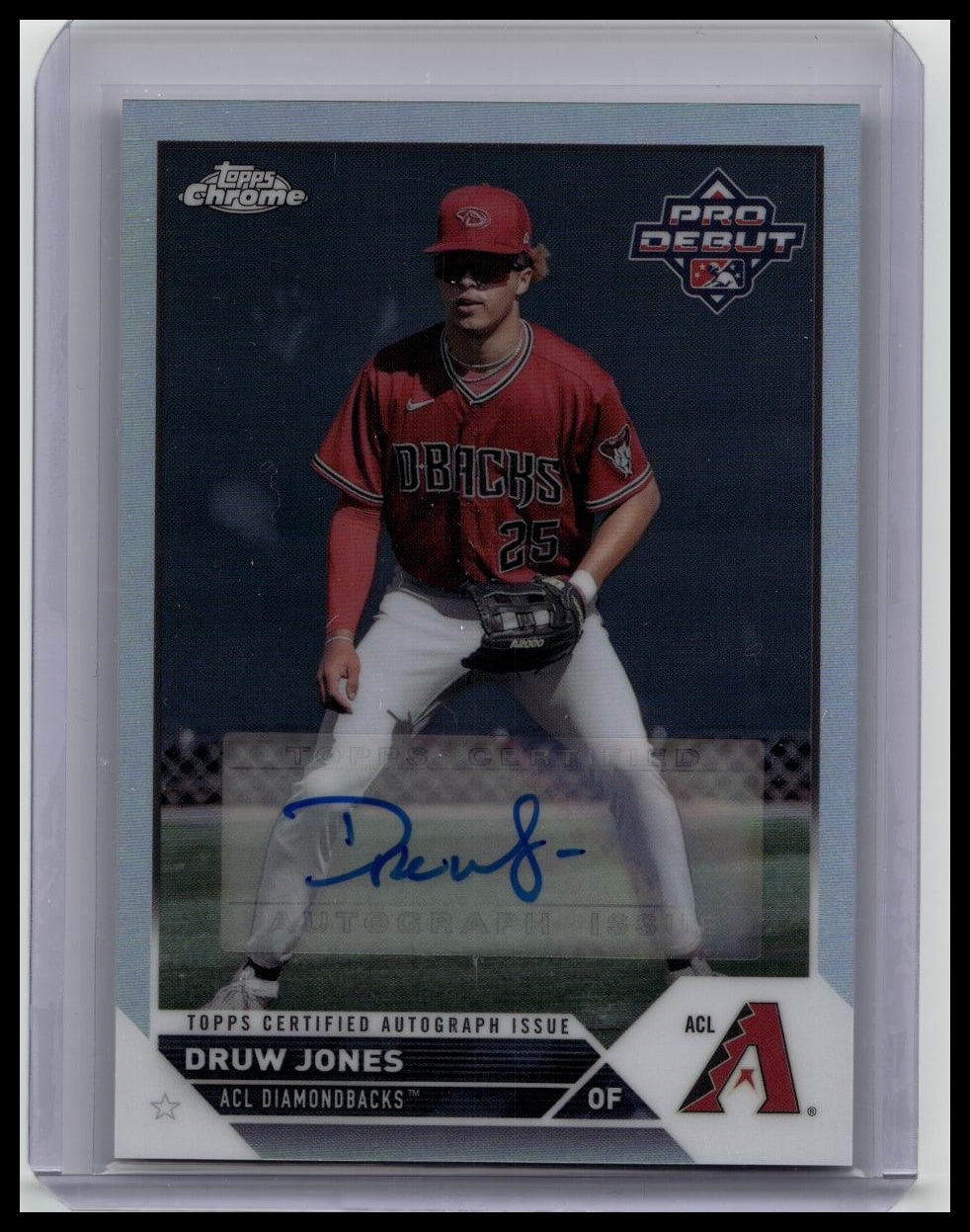 2023 Topps Pro Debut Chrome Druw Jones Auto Refractor /99 Diamondbacks Rookie
